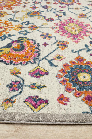 Babil Samarra Bohemian Multi Rug - Floorsome - MODERN