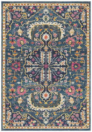 Babil Seleucia Bohemian Navy Rug - Floorsome - MODERN