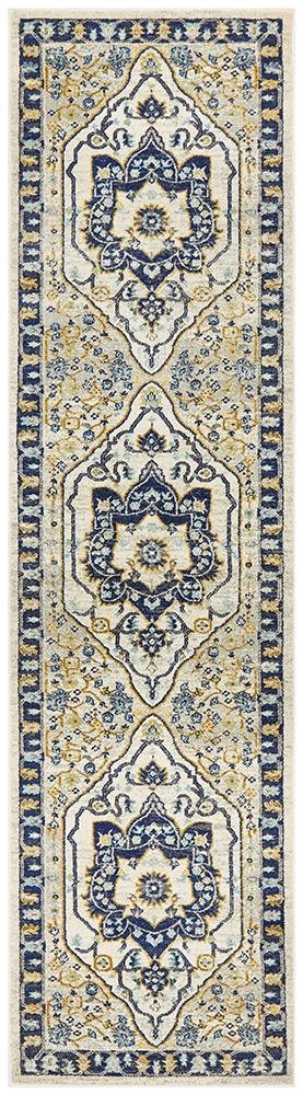 Babil Uruk Bohemian Navy Rug - Floorsome - MODERN