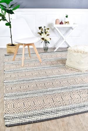 Berber Rose Flatweave Rug - Floorsome - FLATWEAVE