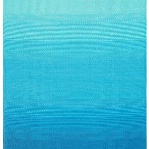 Big Sur Modern Blue Recycled Plastic Outdoor Rug - Floorsome - Modern