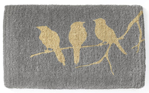 Birds On Branch 100% Coir Doormat - 75x45cm - Floorsome - Door Mat