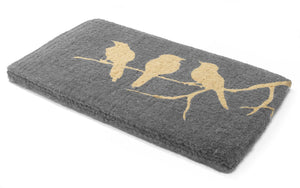 Birds On Branch 100% Coir Doormat - 75x45cm - Floorsome - Door Mat