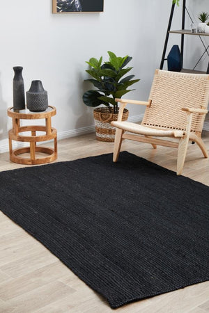 Bondi Black Rug - Floorsome - BONDI COLLECTION