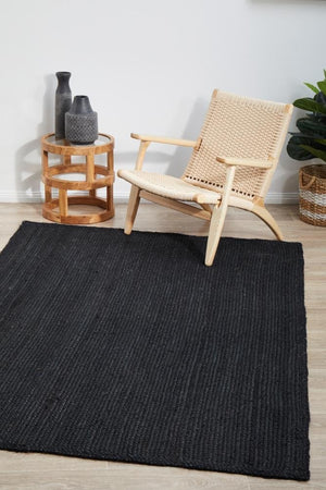 Bondi Black Rug - Floorsome - BONDI COLLECTION