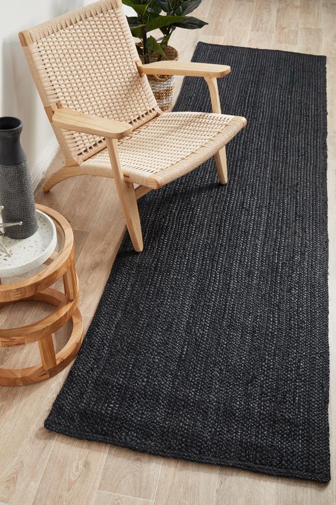 Bondi Black Runner Rug