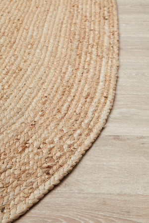 Bondi Natural Oval Rug - Floorsome - BONDI COLLECTION