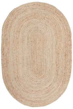 Bondi Natural Oval Rug - Floorsome - BONDI COLLECTION