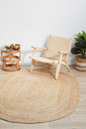 Bondi Natural Oval Rug - Floorsome - BONDI COLLECTION