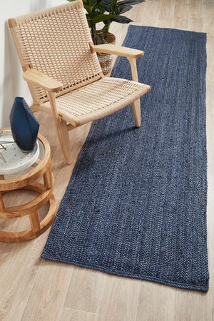 Bondi Navy Runner Rug - Floorsome - BONDI COLLECTION