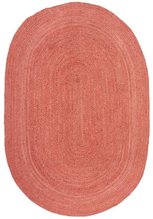 Bondi Terracotta Oval Rug - Floorsome - BONDI COLLECTION