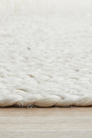 Bondi White Oval Rug - Floorsome - BONDI COLLECTION