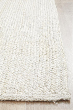 Bondi White Runner Rug - Floorsome - BONDI COLLECTION