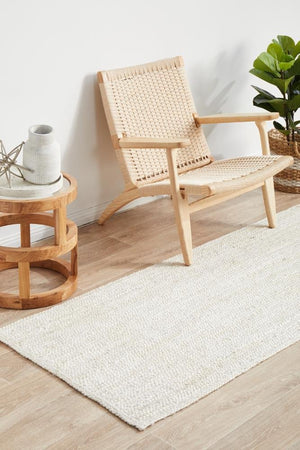 Bondi White Runner Rug - Floorsome - BONDI COLLECTION