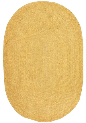 Bondi Yellow Oval Rug - Floorsome - BONDI COLLECTION
