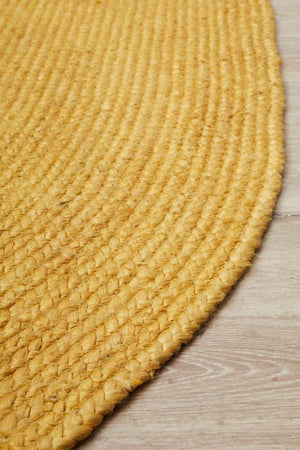 Bondi Yellow Oval Rug - Floorsome - BONDI COLLECTION