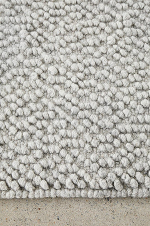 Boucle Grey Rug - Floorsome - Boucle Collection