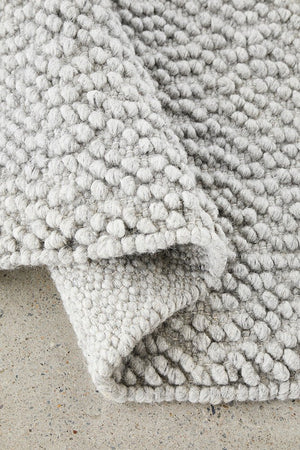 Boucle Grey Rug - Floorsome - Boucle Collection