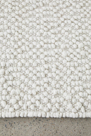 Boucle White Rug - Floorsome - Boucle Collection