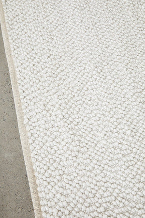 Boucle White Rug - Floorsome - Boucle Collection