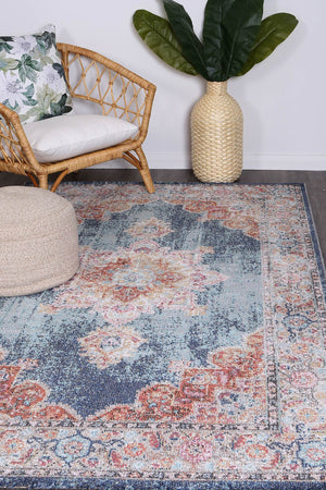 Brentwood Transitional Navy Rug - Floorsome - Rug