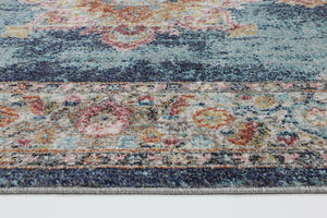 Brentwood Transitional Navy Rug - Floorsome - Rug