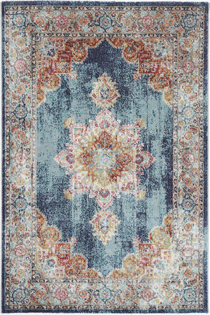 Brentwood Transitional Navy Rug - Floorsome - Rug