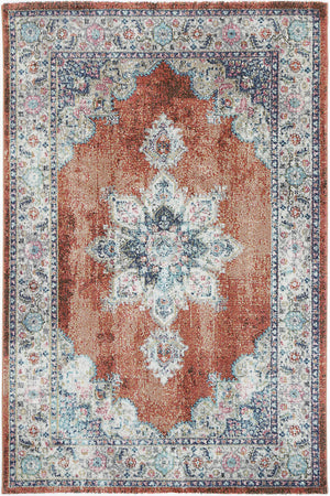 Brentwood Transitional Rust Rug - Floorsome - Rug