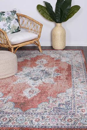 Brentwood Transitional Rust Rug - Floorsome - Rug