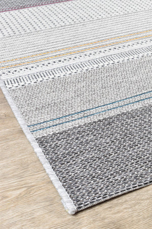 Brighton 98037 9010 Grey Multi Rug - Floorsome - INDOOR/OUTDOOR