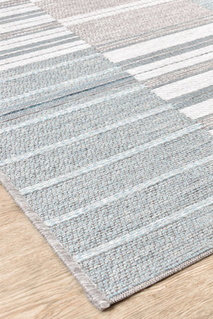 Brighton 98054 5042 Soft Blue Rug - Floorsome - INDOOR/OUTDOOR