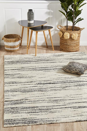 Broadway Evelyn Contemporary Charcoal Rug - Floorsome - Modern