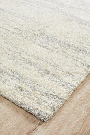 Broadway Evelyn Contemporary Silver Rug - Floorsome - Modern