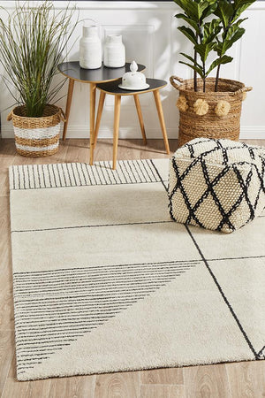 Broadway Florence Modern Ivory Rug - Floorsome - Modern