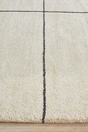 Broadway Florence Modern Ivory Rug - Floorsome - Modern