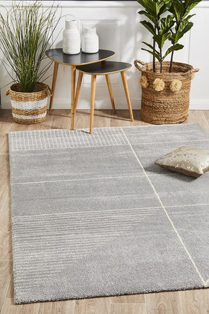 Broadway Florence Modern Silver Rug - Floorsome - Modern