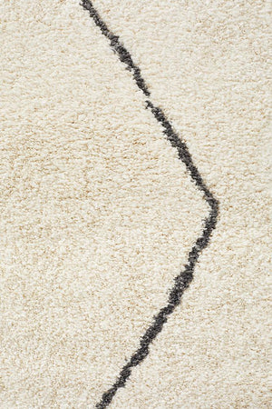 Broadway Jasmine Diamond Ivory Rug - Floorsome - Modern