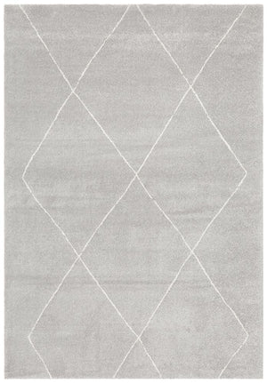 Broadway Jasmine Diamond Silver Rug - Floorsome - Modern