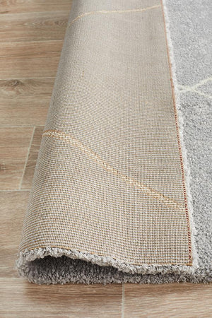 Broadway Jasmine Diamond Silver Rug - Floorsome - Modern