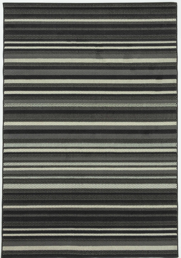 Brussels Zag Black Rug