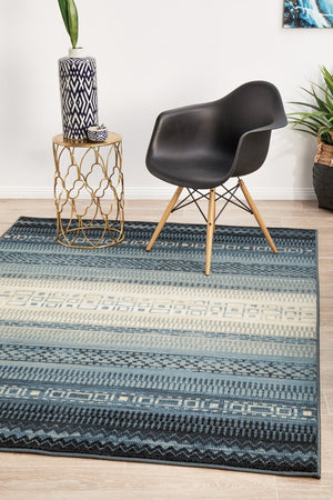 Calypso 6102 Blue Rug - Floorsome - Modern