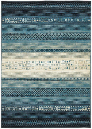 Calypso 6102 Blue Rug - Floorsome - Modern