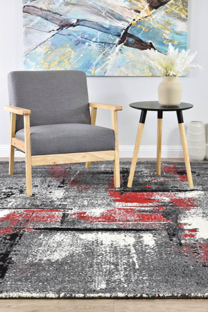 Capella 53A Grey Red - Floorsome - MODERN