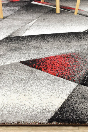 Capella 54B Grey Red - Floorsome - MODERN