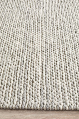 Carina Felted Wool Woven Rug - Floorsome - Modern