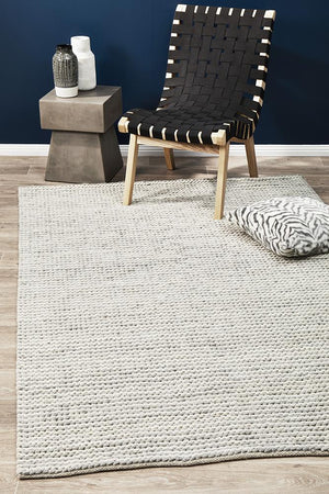 Carina Felted Wool Woven Rug - Floorsome - Modern