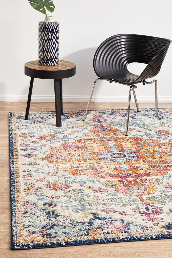 Carnival White Transitional Rug