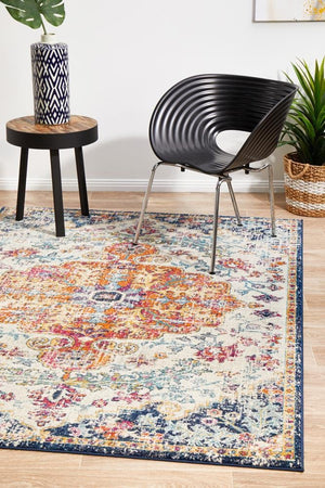 Carnival White Transitional Rug - Floorsome - Modern