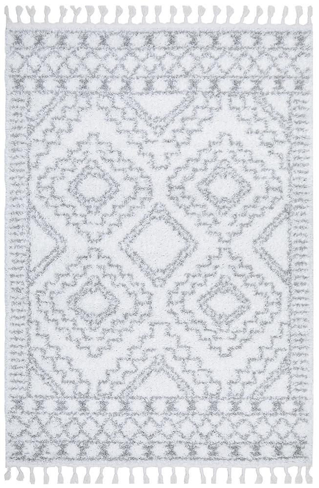 Casablanca Fez White Rug