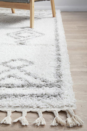 Casablanca Temara White Rug - Floorsome - Casablanca